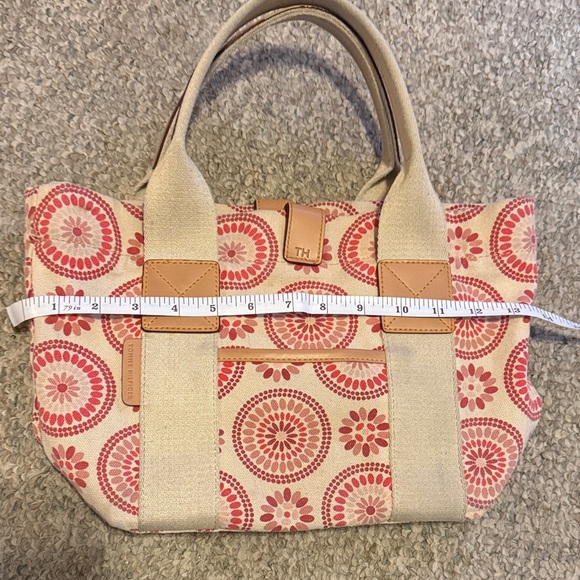 Tommy Hilfiger Pink and Cream Floral Tote - Picture 5 of 6